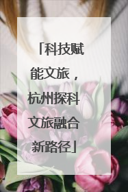 科技赋能文旅，杭州探科文旅融合新路径